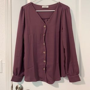 Zenana Button Down Blouse